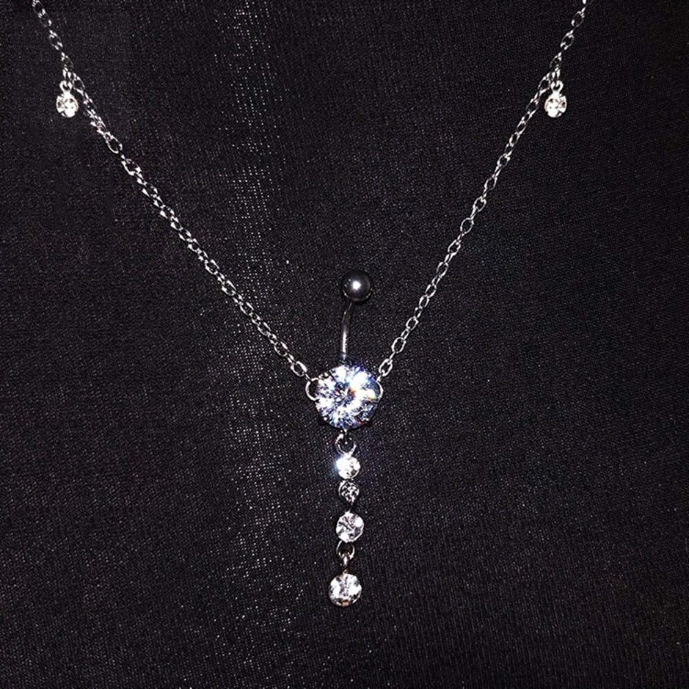 Belly ring body chain drop - Picture 3 of 4